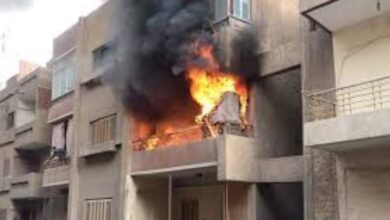 إطفاء الجيزة تخمد حريق في شقة سكنية بالعمرانية
