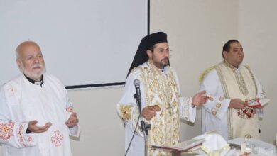 الأنبا باخوم يفتتح المؤتمر الإيبارشي التكويني السادس لخدام وخادمات التربية الدينية