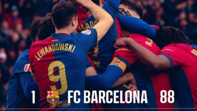 برشلونة يسيطر على تشكيلة الموسم