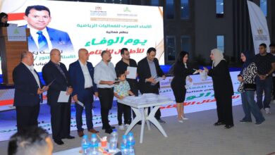 قبل احتفالات عيد الأضحي.. اتحاد الفعاليات الرياضية يكرم الأطفال الأيتام