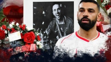 كيف ظهر محمد صلاح في تأبين الراحل جوتا داخل ملعب أنفيلد؟.. «فيديو» يكشف