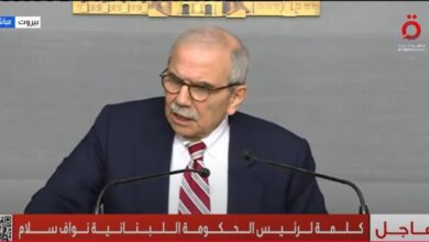 نواف سلام يشدد على ضرورة انسحاب إسرائيل من جميع الأراضي اللبنانية